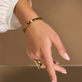 Sister Sparkle Classic Gold Bangle
